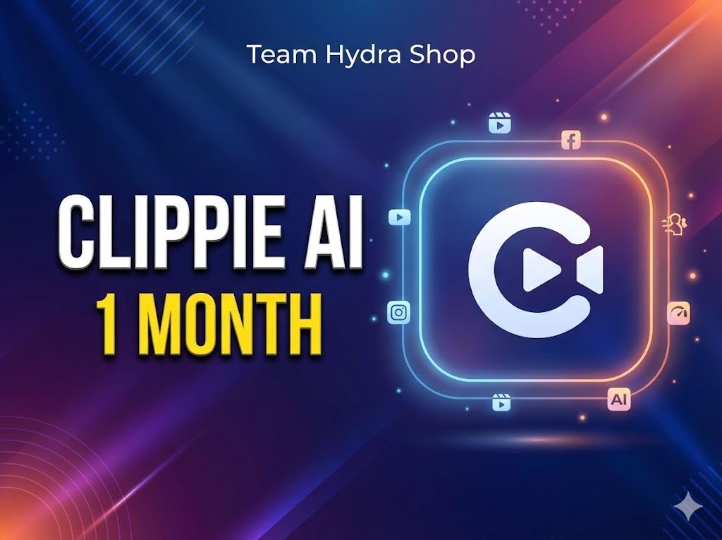 Clippie AI – 1 Month Official Subscription (Personal Email Activation)